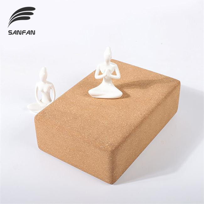 High Quality and Non-Slip Surface Natural Cork Yoga Block