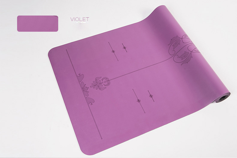 rubber yoga mat