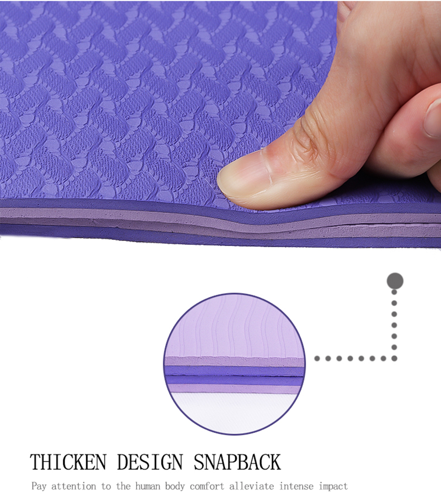 No Slip Good Quality Alignment Yoga Mat 6mm Thick Online Buy good quality yoga mat, alignment