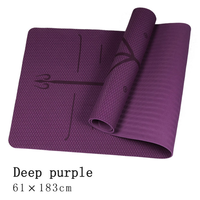 Best Anti Slip Green Thick Yoga Mat With Designs Online Buy thick