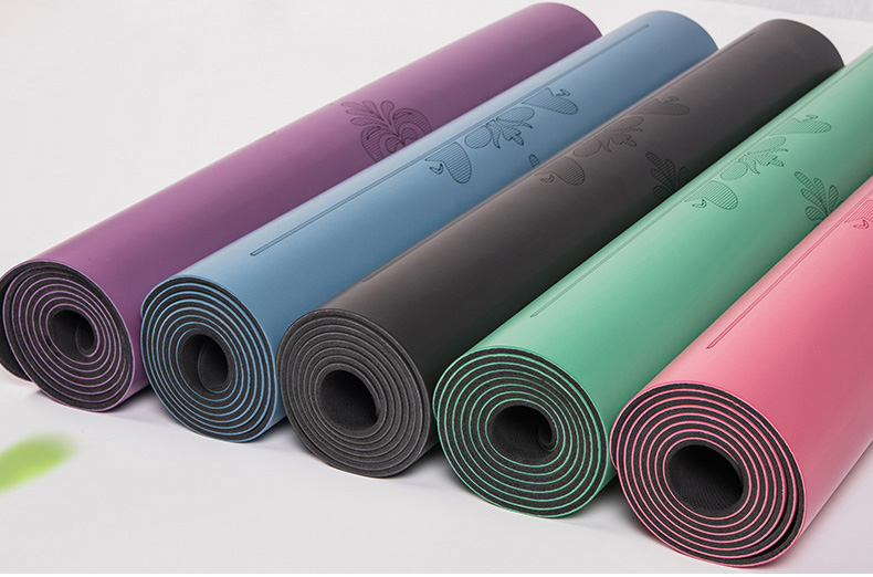 rubber yoga mat