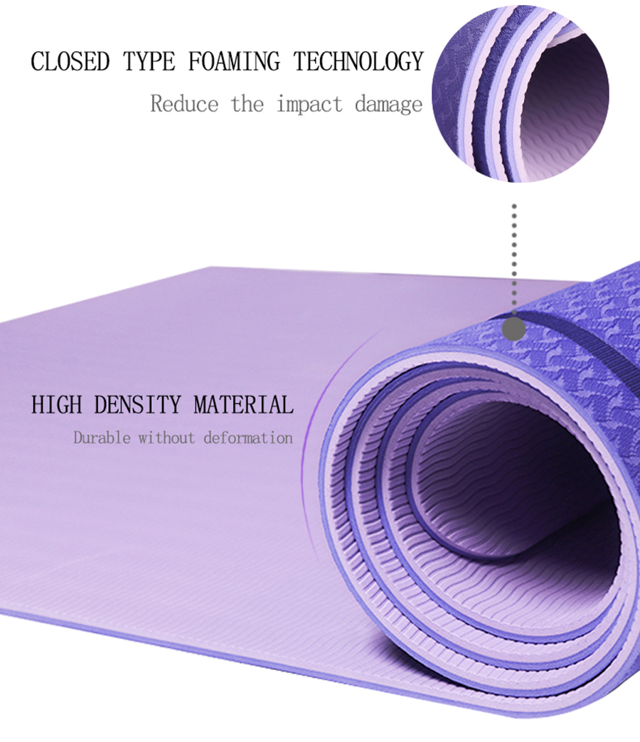 No Slip Good Quality Alignment Yoga Mat 6mm Thick Online Buy good quality yoga mat, alignment