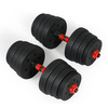 Home Gym Fitness Cement adjustable Barbell Dumbbell Set