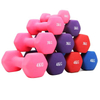  Dumbbell weights colorful set