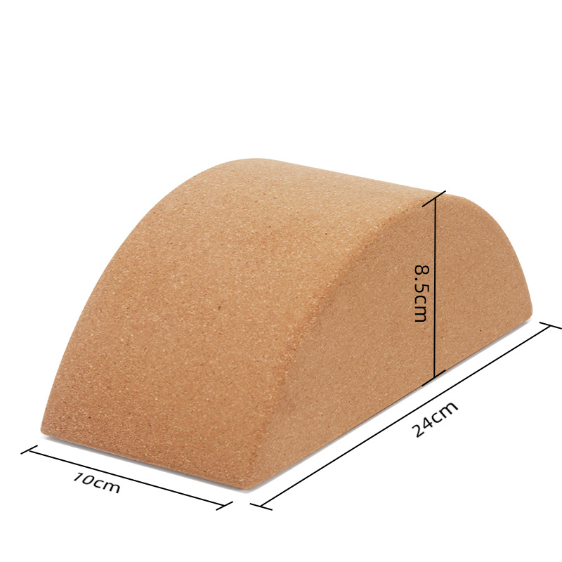 Half moon Cork Yoga Block 