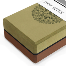 Custom High Density EVA Yoga Block Exercise Pilates Meditation Foam Brick Stretching Aid Body Yoga Foam Block