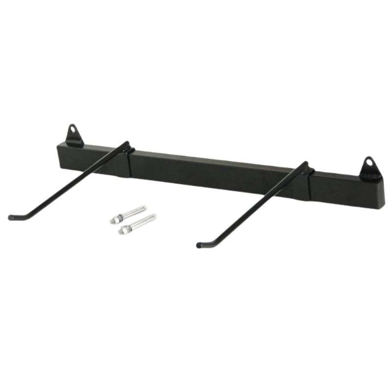 Adjustable Hanging Mat Rack - Holds up to 23" Wide Eyelet Mats