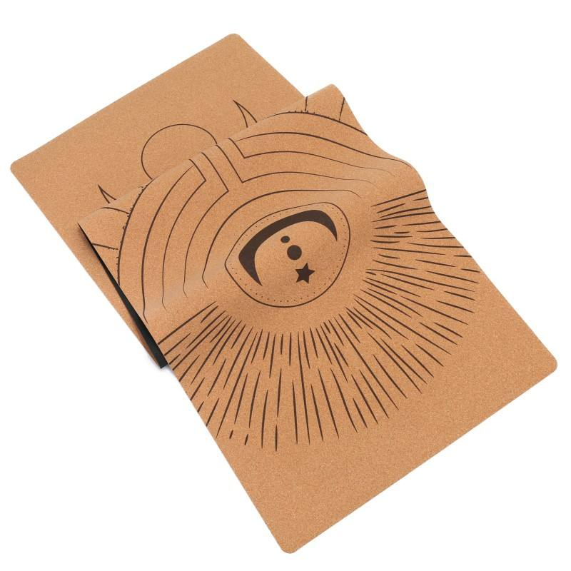 Foldable Cork Rubber Yoga Mat
