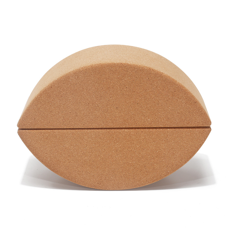 Half moon Cork Yoga Block 
