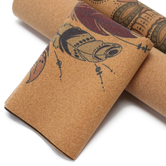 Foldable Cork Rubber Yoga Mat