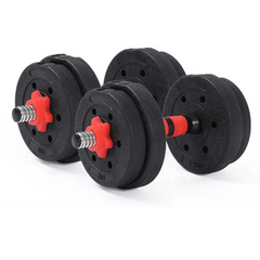 Home Gym Fitness Cement adjustable Barbell Dumbbell Set