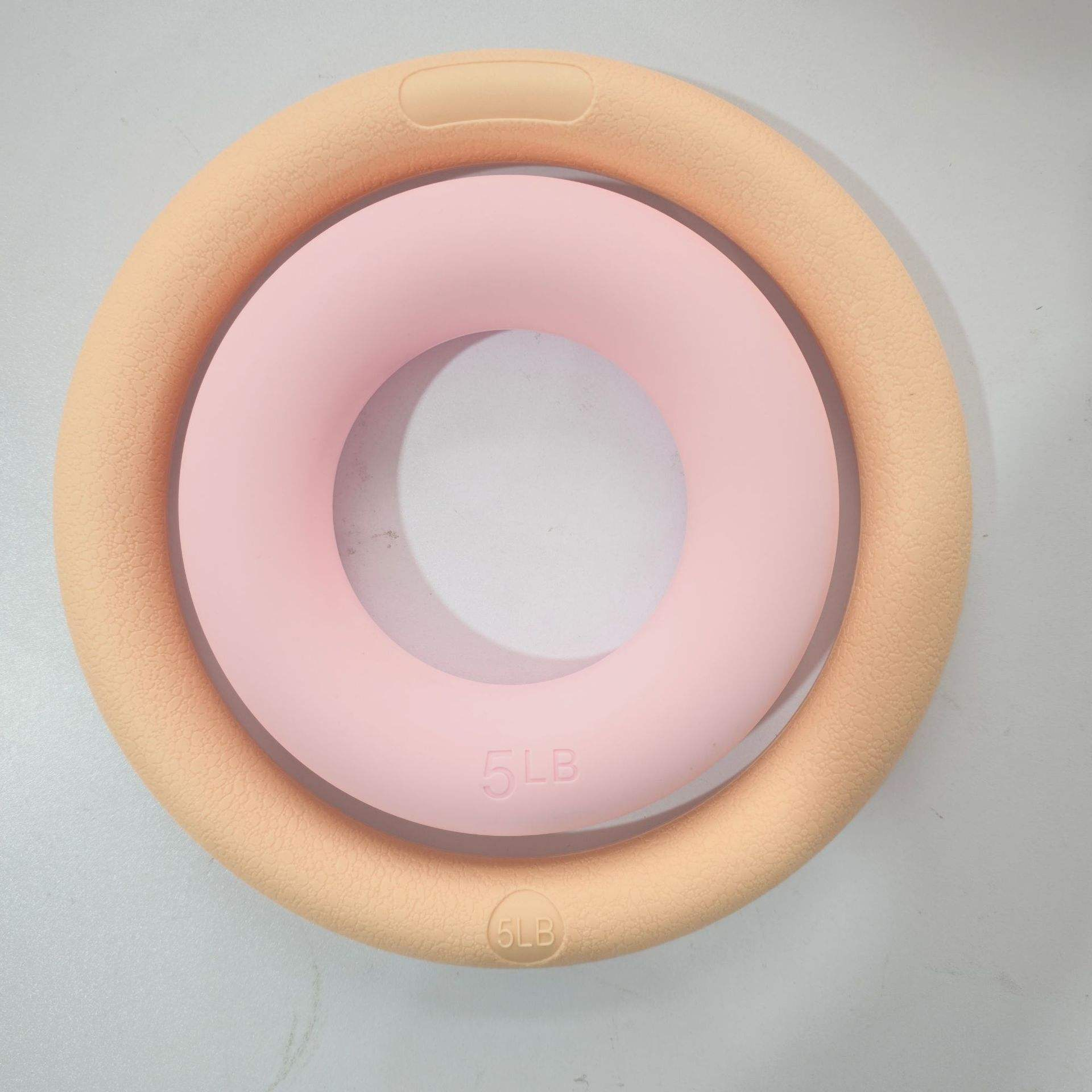 SANFAN Factory Outlet 10lbs Round Iron Silicone Dumbbells Fitness Training Weight Power Ring