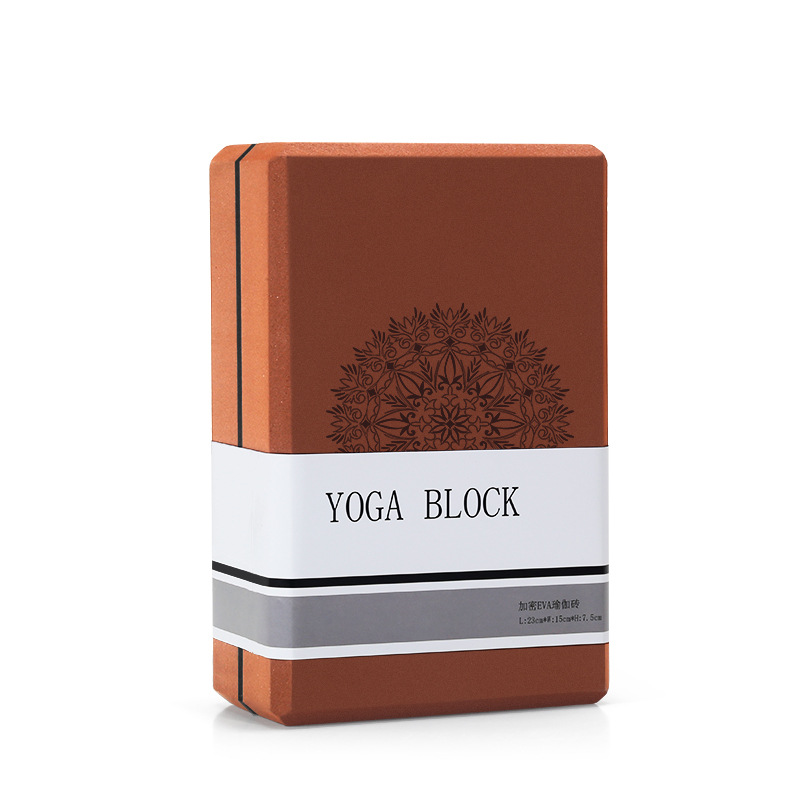 Custom High Density EVA Yoga Block Exercise Pilates Meditation Foam Brick Stretching Aid Body Yoga Foam Block