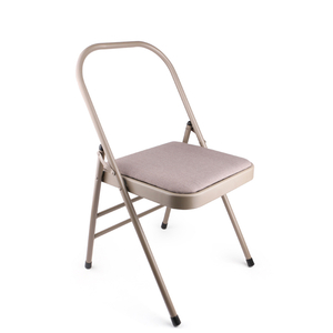 Yoga Chair Auxiliary Tool Wholesale Backless Metal Yoga Folding Steel Chair Supplier