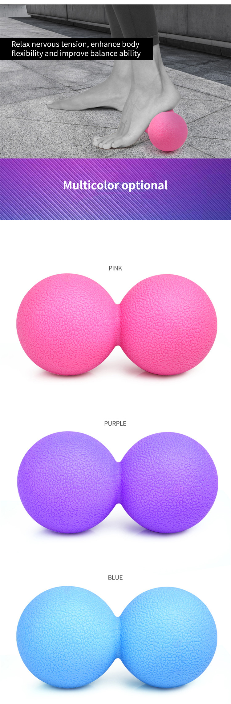 Peanut Shape Yoga Exercise Ball-7
