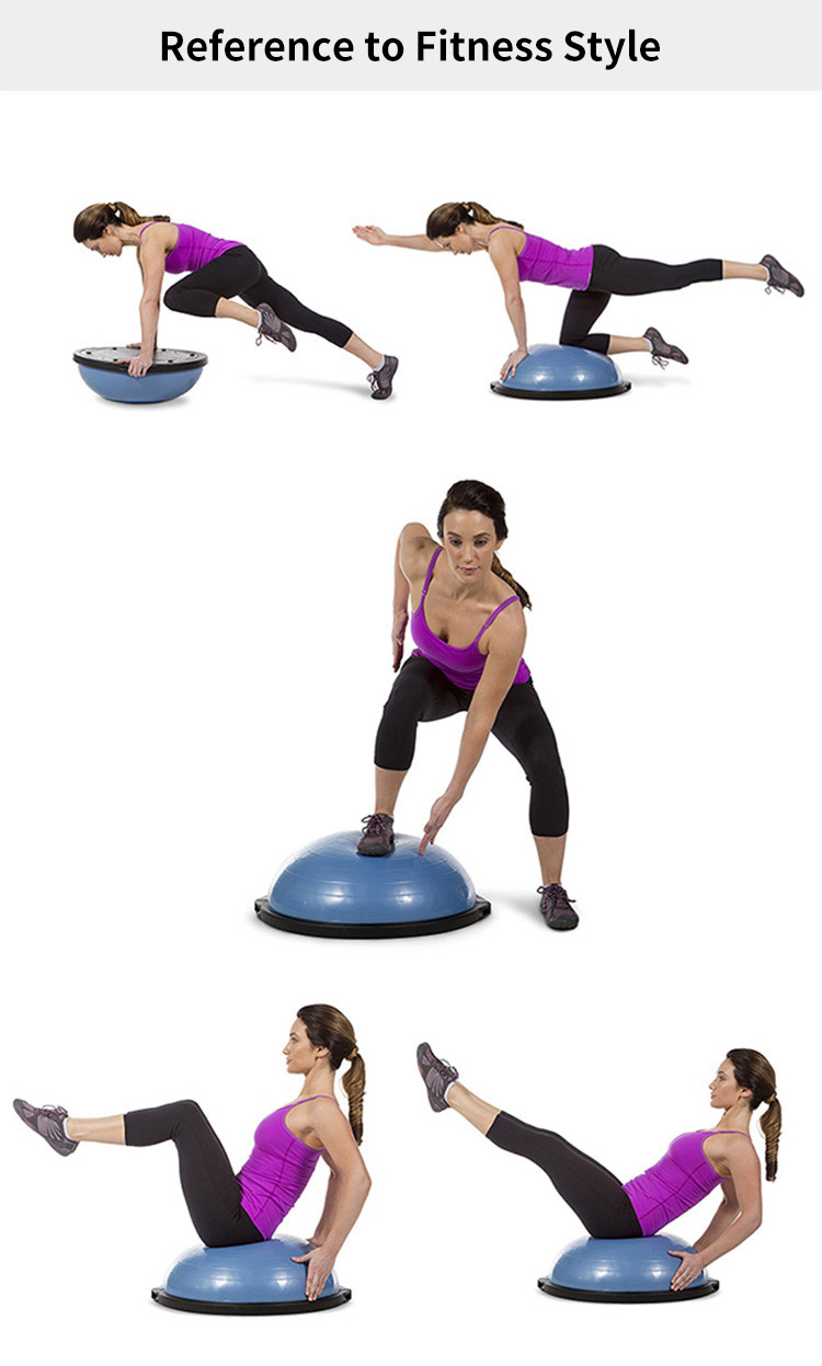 half massage yoga ball-9