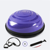 Stability Fitness Gym Yoga Pilates Half Balance Ball with Resistance Bands and Air Pump