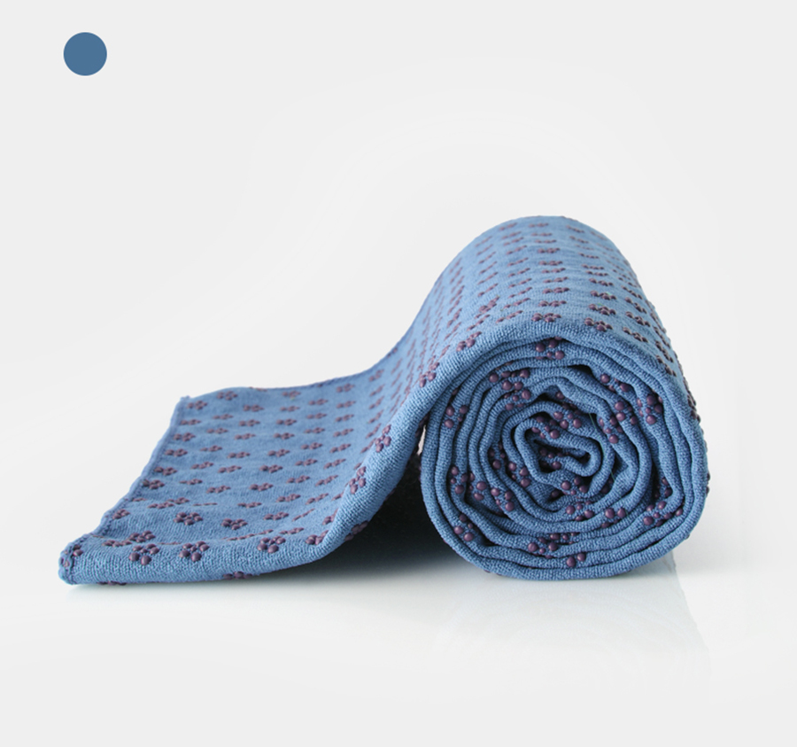 Custom Hot Yoga Mat Towel Texture 100 Absorbent Odorless Microfiber