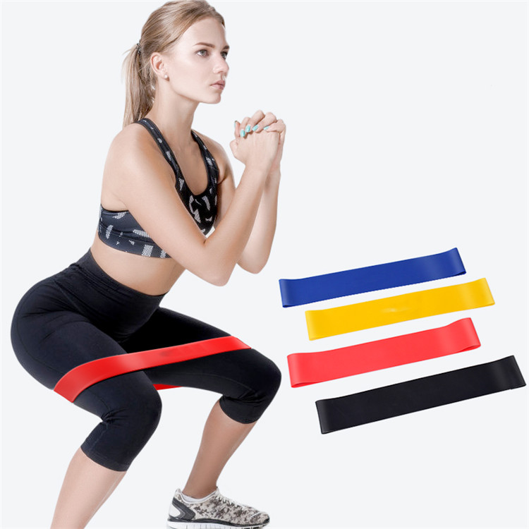 Wholesale Custom Exercise Latex Circular Fitness Booty Band Resistance Loop