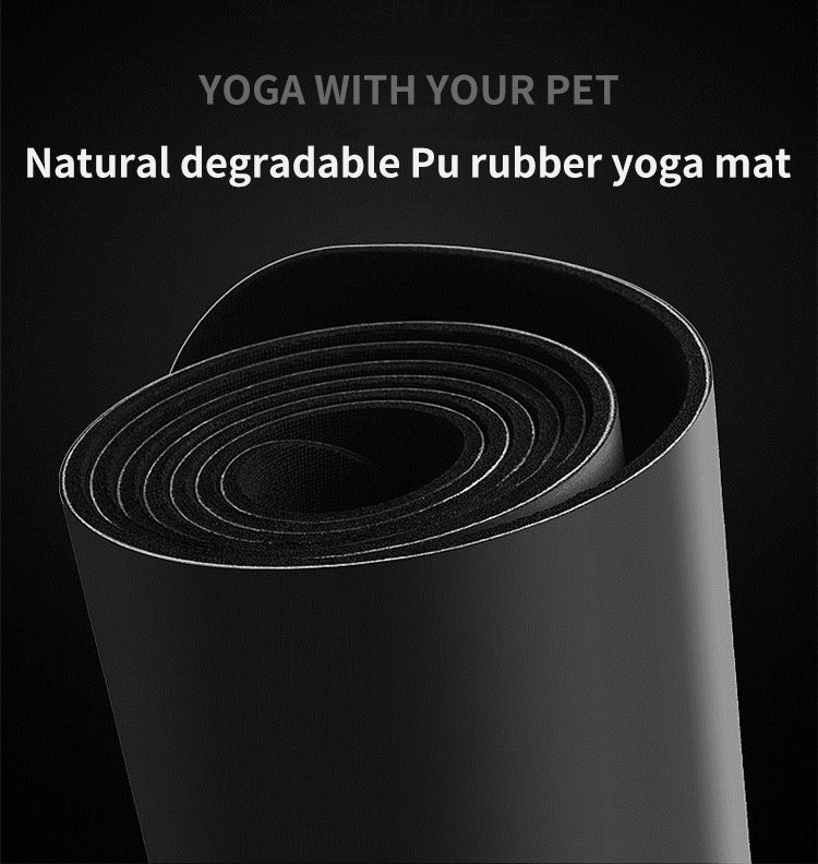 PU Natural Rubber Yoga Mat - Buy natural rubber yoga mat, recyclable 100% yoga  mat, High density pu rubber mat Product on Sanfan Fitness