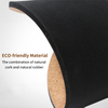 Factory Custom Printed Natural Cork Rubber Round Meditation Printed Yoga Mat