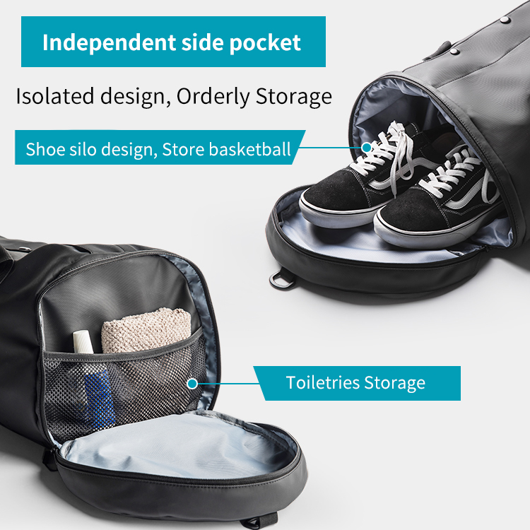 Wholesale Fashion GYM Sport Handbag Waterproof Shoes Compartment Man Duffel Bag Travel 