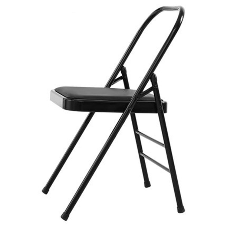 Yoga Backless Metal Chair Folding Steel Pipe Yoga Chair