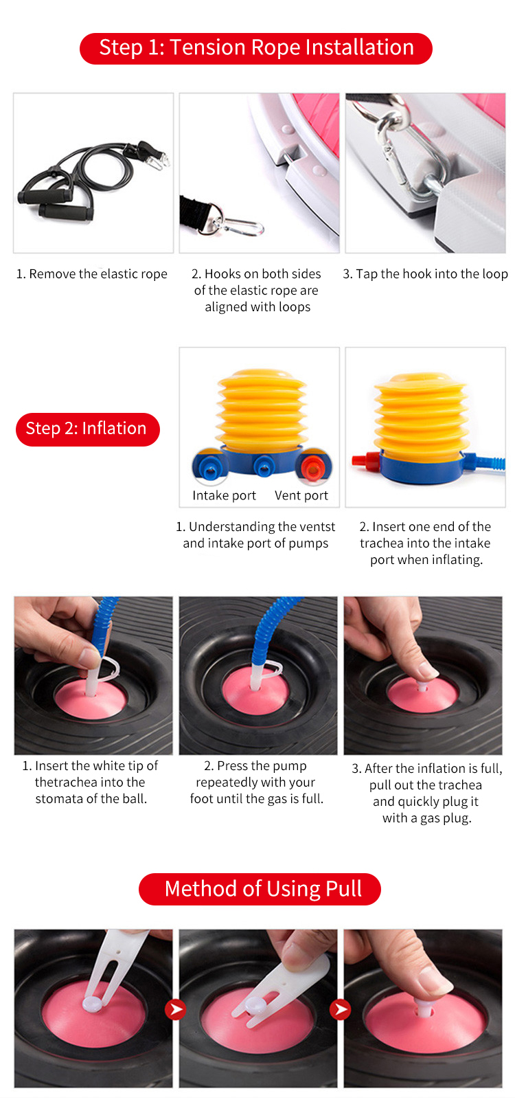 half massage yoga ball-8