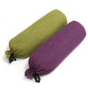 Hot Selling Round Rectangular Shape Organic Yoga Bolster Meditation Pilates Yoga Pillow Buckwheat Cotton Inside 