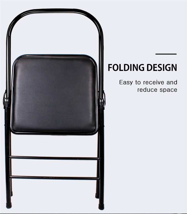 Yoga Backless Metal Chair Folding Steel Pipe Yoga Chair Buy Backless