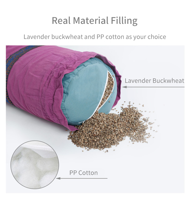 Wholesale Cotton Yoga Round Supportive Pillow, Meditation Pilates Eco