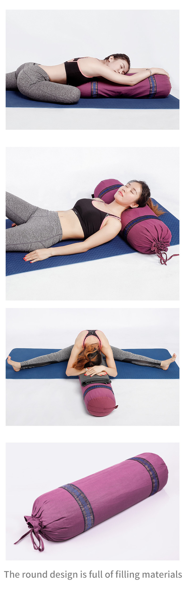 Eco Friendly Yoga Bolster3