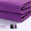 Silicon Dots Anti Slip Pilates Yoga Mat Towel 