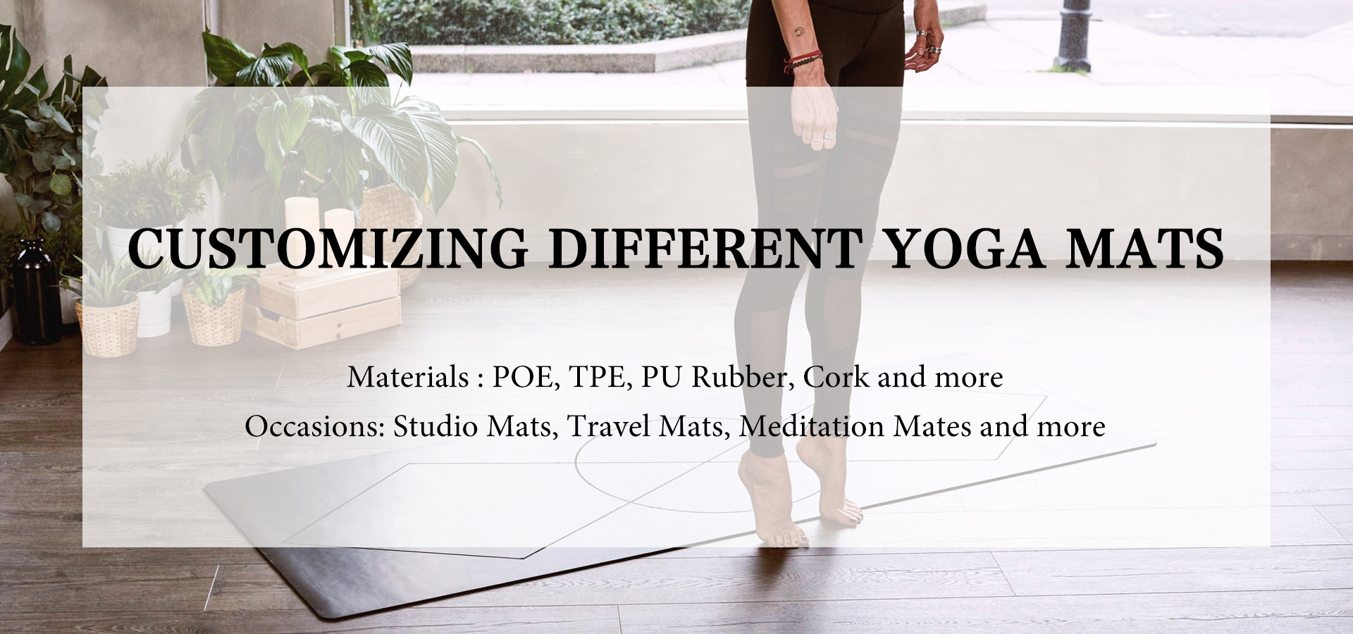 Customizing yoga mats, low MOQ