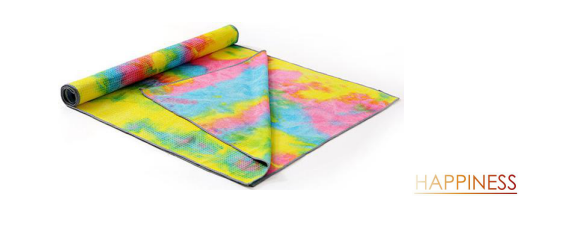 Mixed color yoga towel -sanfan 